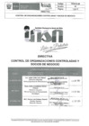 Vista preliminar de documento 10-PE04-DI-08 Directiva de Control de Organizaciones Controladas y Socios de Negocio