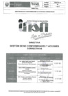 Vista preliminar de documento 12-PE04-DI-10 Directiva de Gestión de No Conformidades y Acciones Correctivas