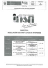 Vista preliminar de documento 14-PE04-DI-12 Directiva de Regulación de Conflictos de Intereses