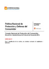 Vista preliminar de documento Política Nacional de Protección y Defensa del Consumidor - Entregable IV