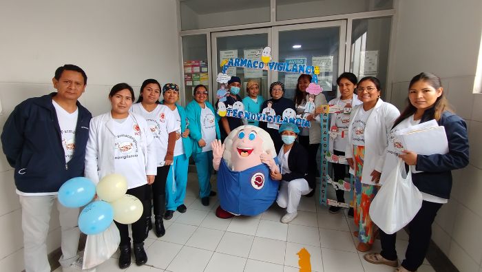Visita a salas de hospitalización