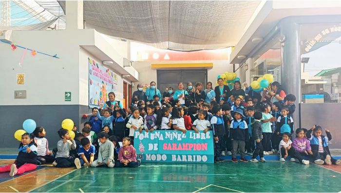 niños vacunados