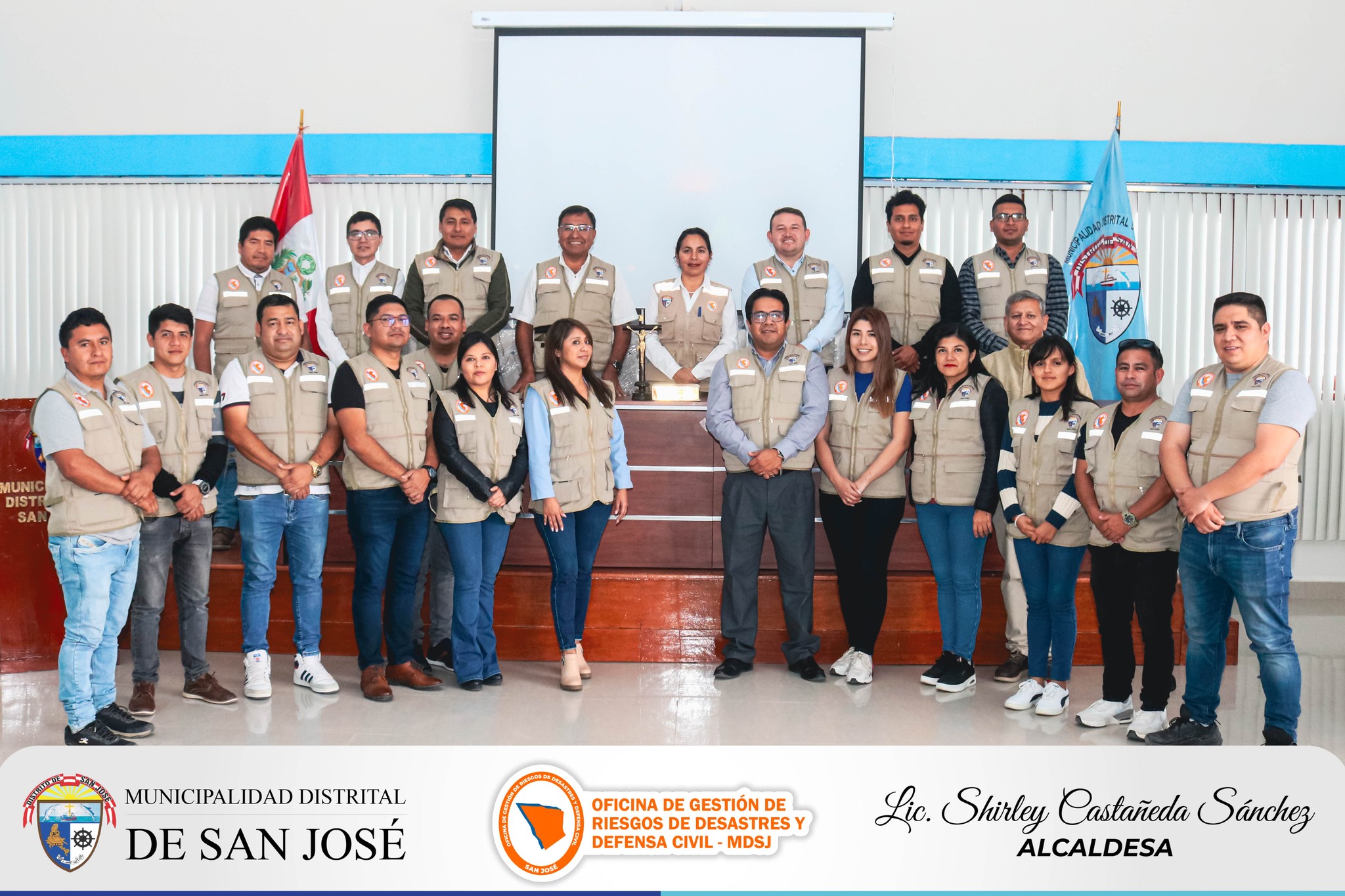Gestión de riesgo de la MDSJ actualiza integrantes de grupo de trabajo.