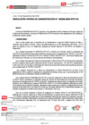 Vista preliminar de documento Resolución de Oficina de Administración N° 000258-2024-OA