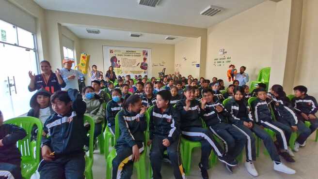 Escolares participaron de Talleres Lúdicos impulsados por la DRTC