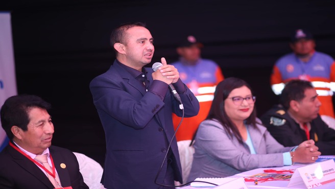 Director Regional de Transportes y Comunicaciones participa de la V Sesión de Coresec Ancash