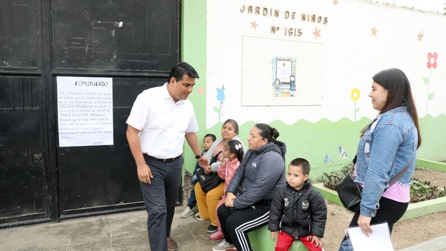 MPT verá cómo apoyar al jardín N° 1652, de Santo Dominguito