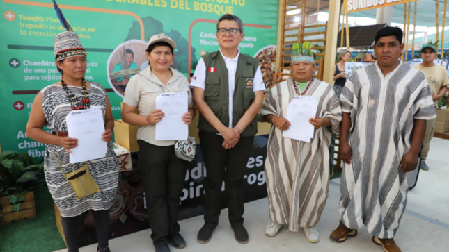 Estado y comunidades nativas sellan alianza para la conservación de más de 700 hectáreas en la Reserva Comunal Machiguenga