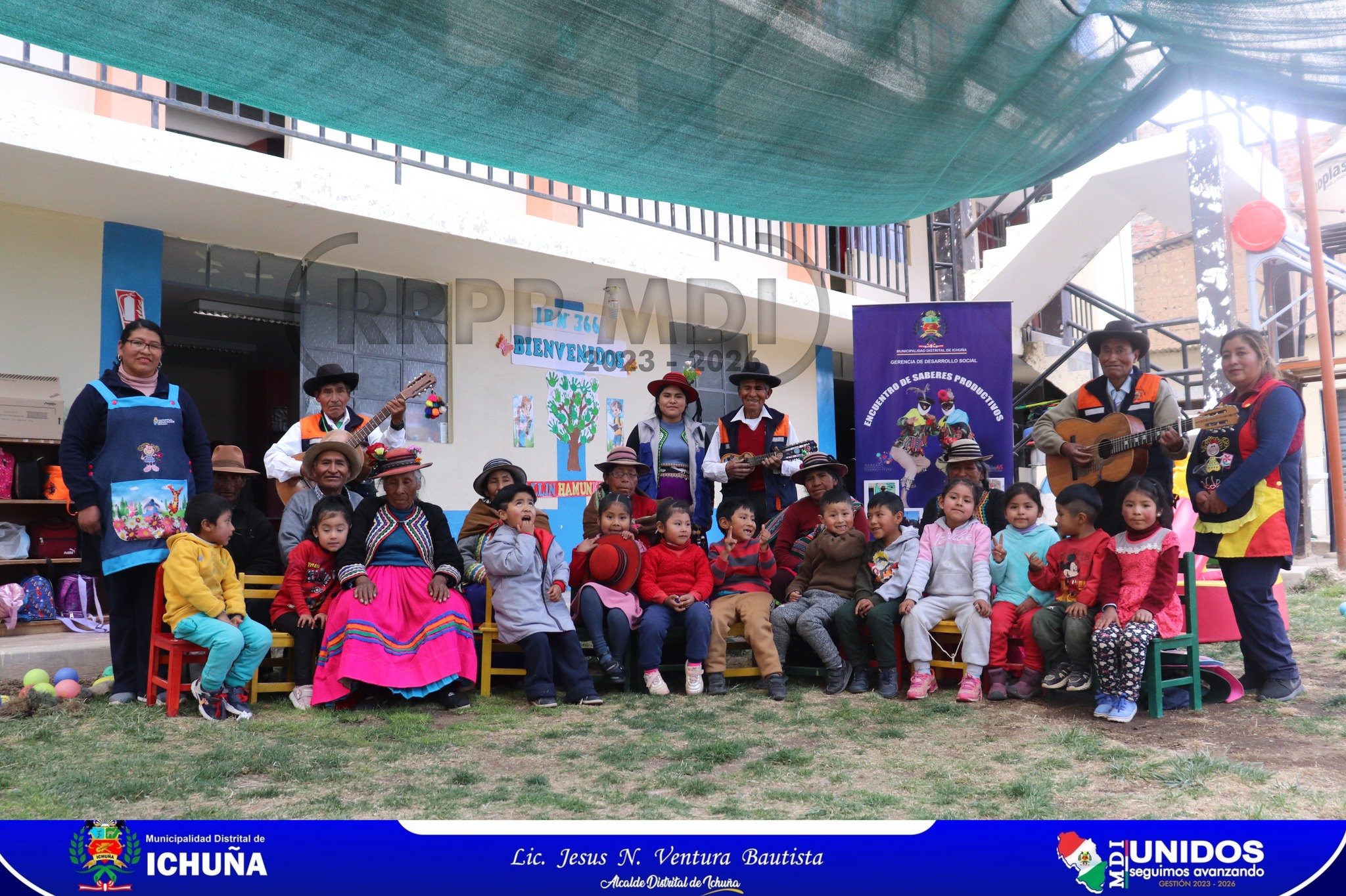 USUARIOS DE PENSION 65 TRANSMITIERON SABERES ANCESTRALES RECREATIVOS a NIÑOS DE EDUCACION INICIAL