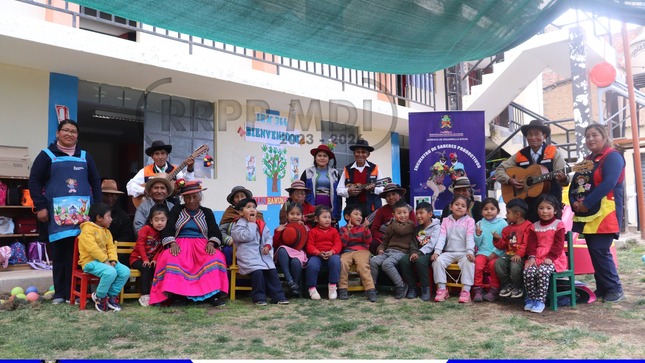 USUARIOS DE PENSION 65 TRANSMITIERON SABERES ANCESTRALES RECREATIVOS a NIÑOS DE EDUCACION INICIAL