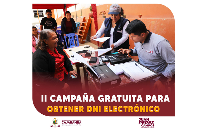 II campaña gratuita para obtener DNI Electrónico