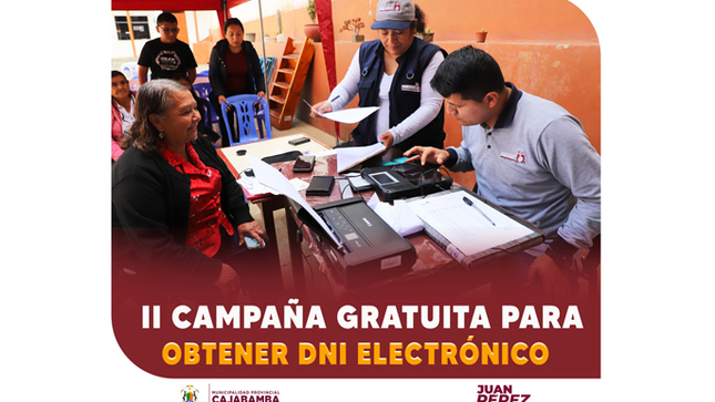 II campaña gratuita para obtener DNI Electrónico