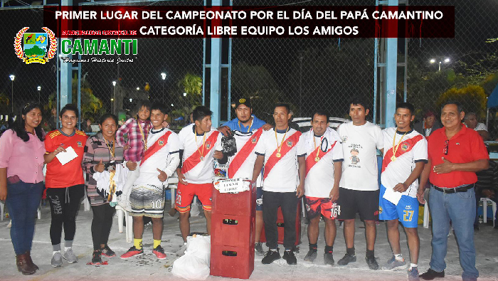 Municipalidad de Camanti celebra el Día del Padre con exitoso Campeonato Relámpago de Fútbol y actividades deportivas