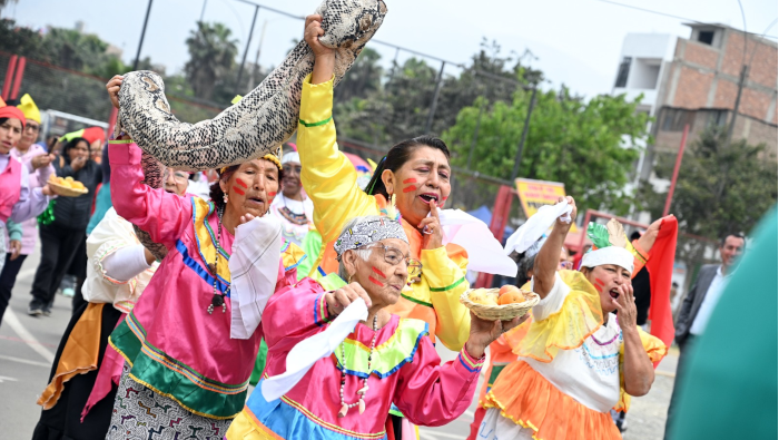 Color, alegría y regocijo se vivió en el festival.