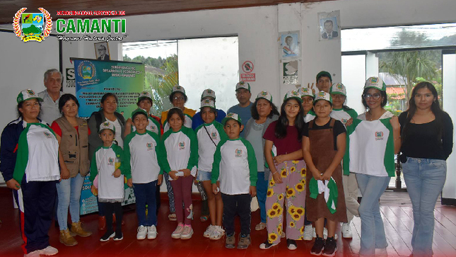 Municipalidad de Camanti capacita a promotores ambientales estudiantiles del Programa Municipal EDUCCA2024 para fomentar el cuidado