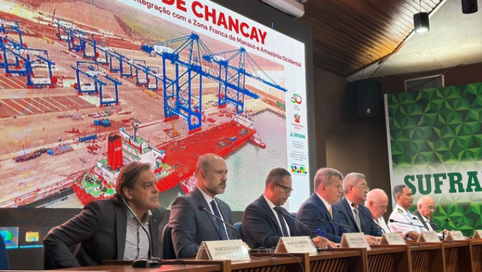 Presentan oportunidades comerciales del puerto de Chancay en Manaos