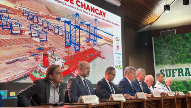 Presentan oportunidades comerciales del puerto de Chancay en Manaos