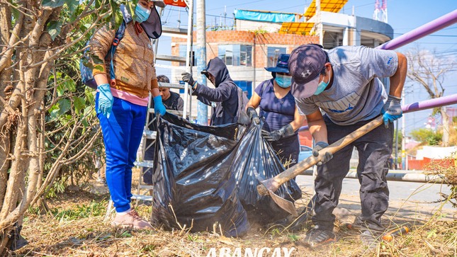 📌MPA Inicia Recuperación De Fajas Marginales En Chinchichaca Con Motivo Del Inicio De La Primavera Y La Antesala Al Aniversario Del Colegio Miguel Grau.