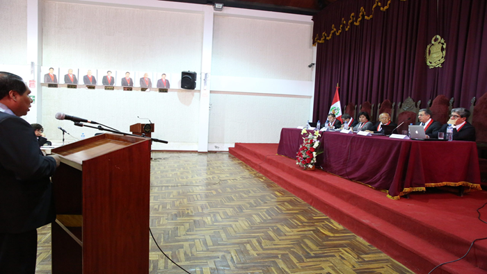 Ayacucho fue por primera vez sede de la justicia constitucional