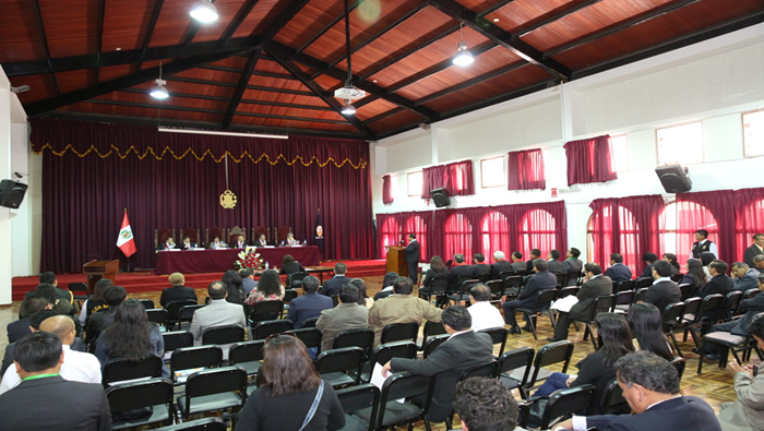Ayacucho fue por primera vez sede de la justicia constitucional