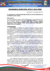 Vista preliminar de documento Ordenanza Municipal N.º 015-2024-MDK