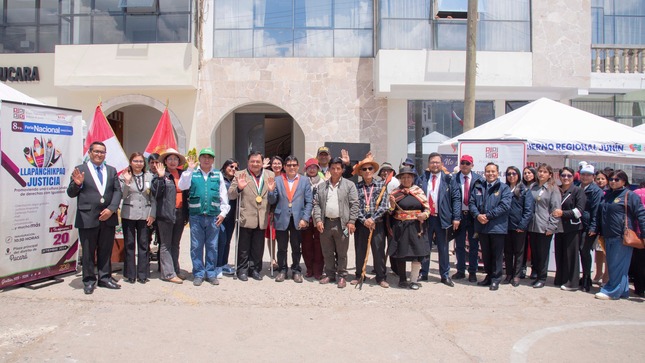 Jueces se trasladaron a Pucará para feria Llapanchikpaq Justicia