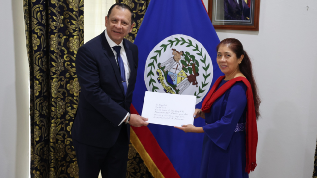 Embajador peruano Jorge Rosado presenta cartas credenciales y reafirma los lazos de amistad con Belice