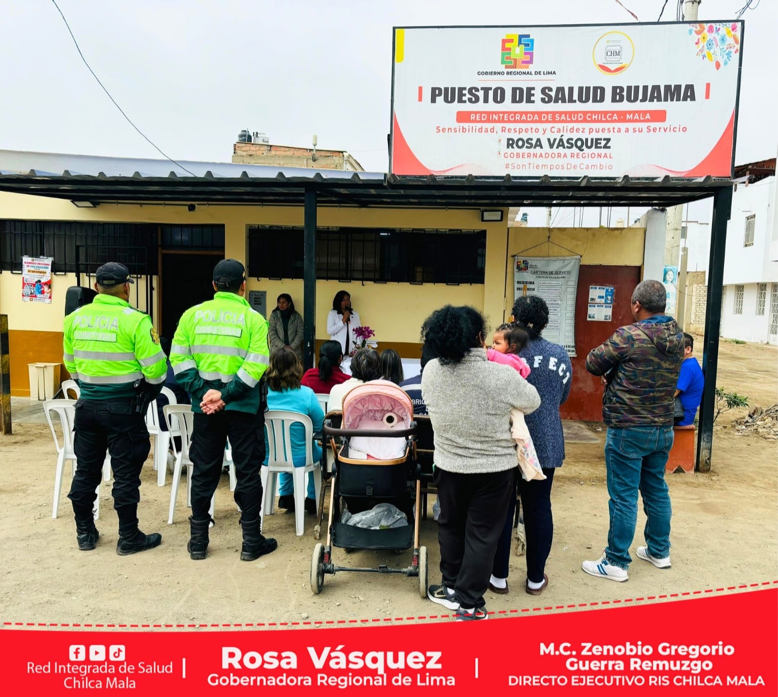 Puesto de Salud de Bujama celebra su 29⁰ Aniversario de fundación y atención al público