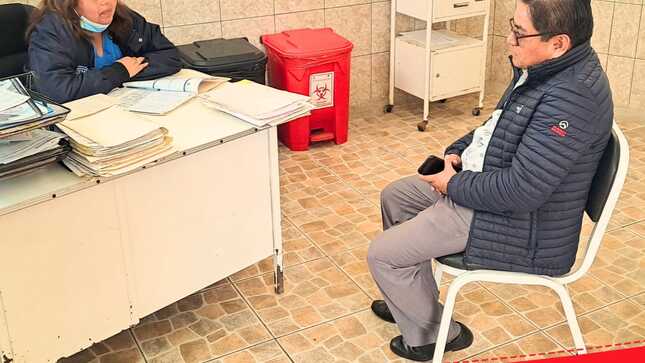 Reunión con la jefe de MicroRed Asia-Coayllo de la jurisdicción de la Red Integrada de Salud Chilca Mala.