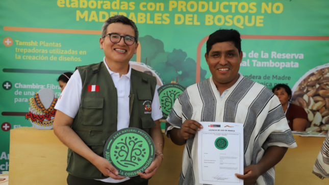 Marca 'Aliado por la Conservación' distingue a emprendimientos de la Reserva Comunal Machiguenga en Cusco