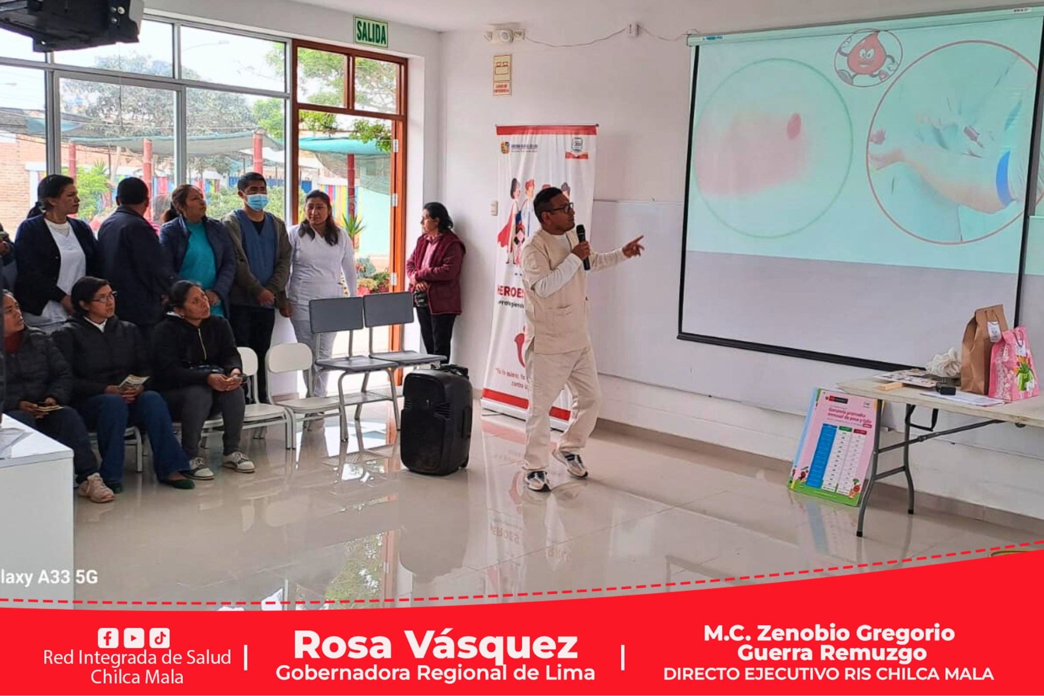 RIS Chilca Mala y Gobierno Local realizan campaña contra la "Anemia"