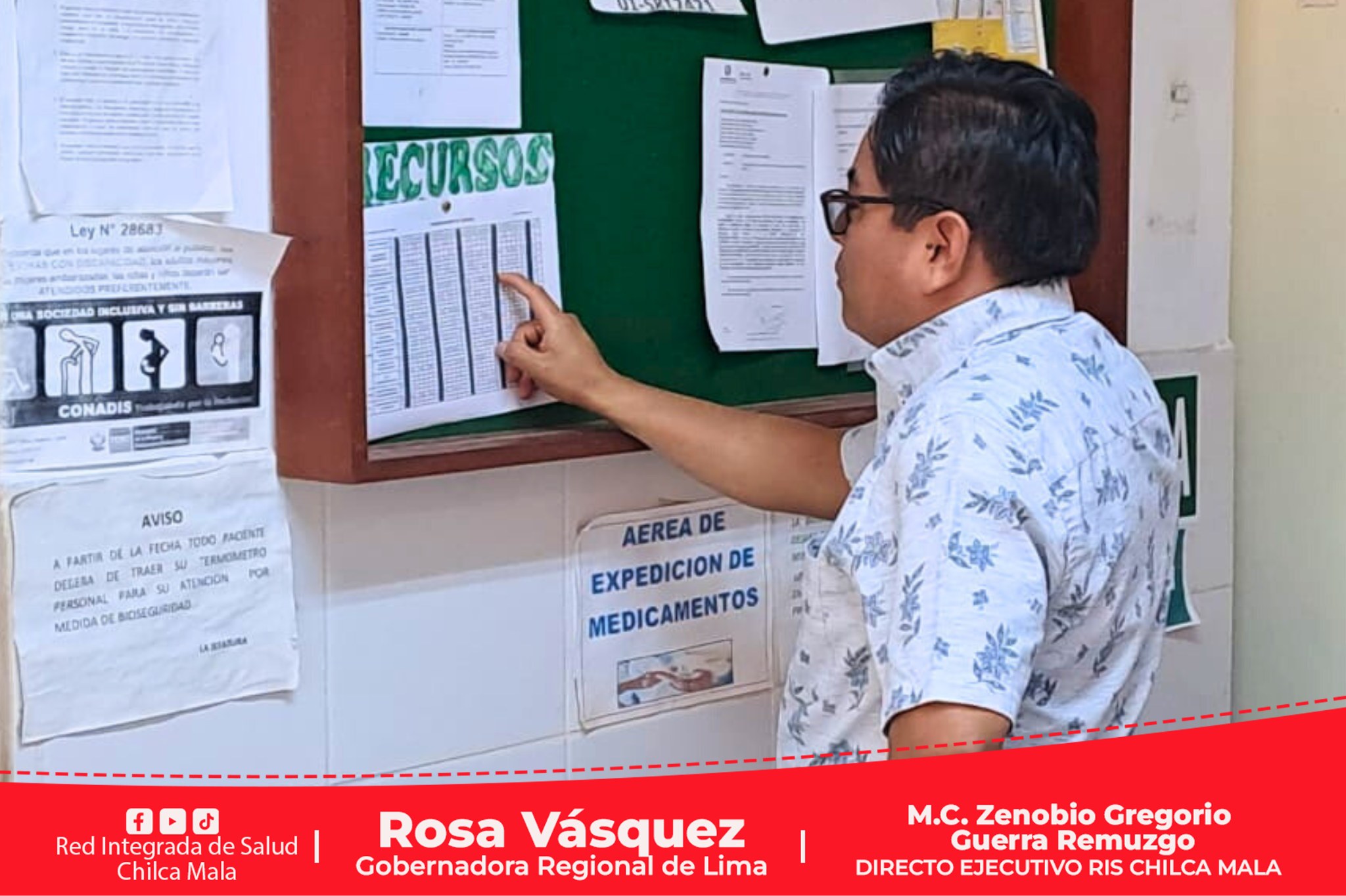 RIS Chilca Mala supervisa atenciones en el puesto de salud de Calango