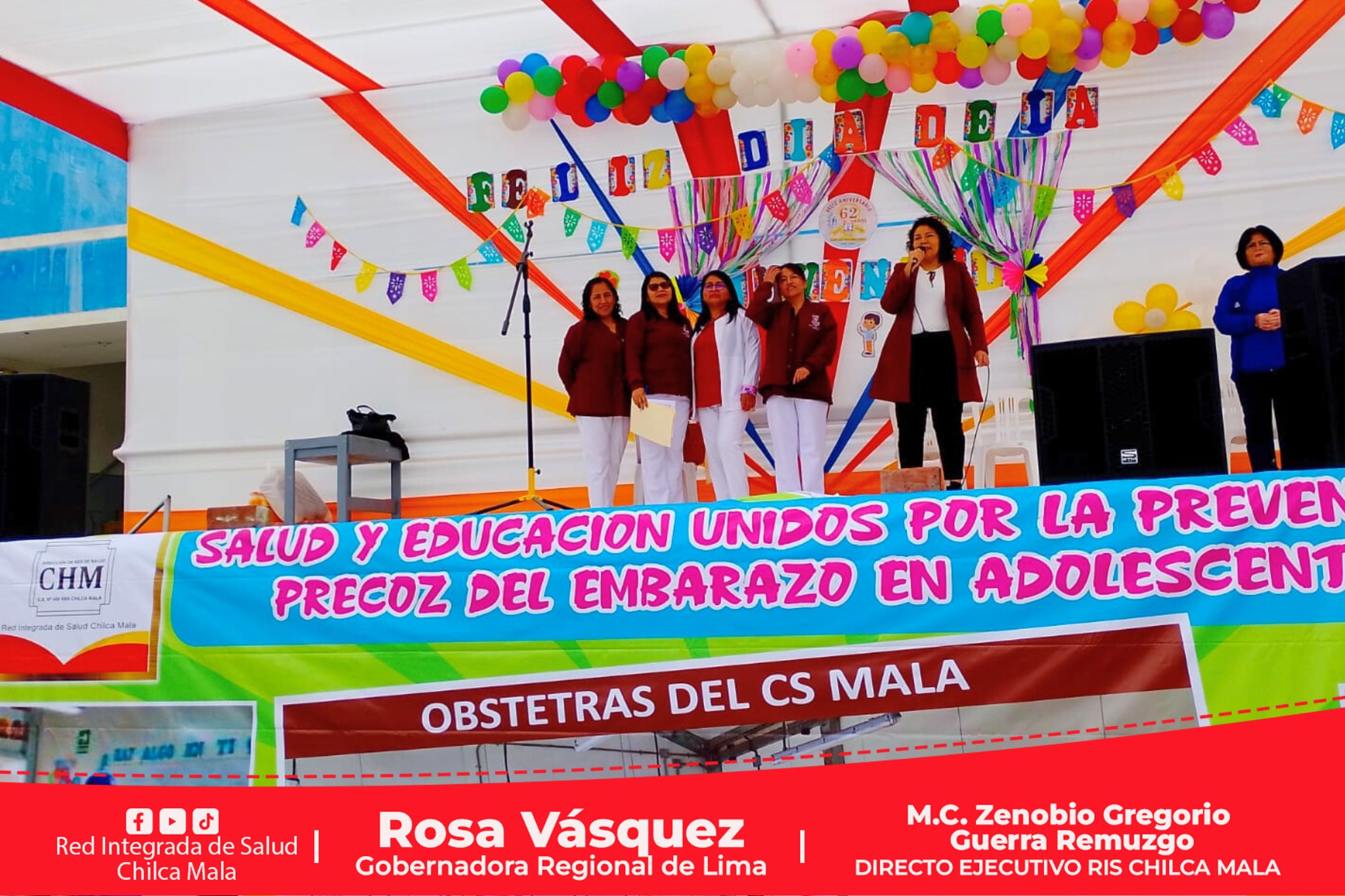 RIS Chilca Mala desarrolla actividades de concientización durante semana de prevención del embarazo adolescente en Mala