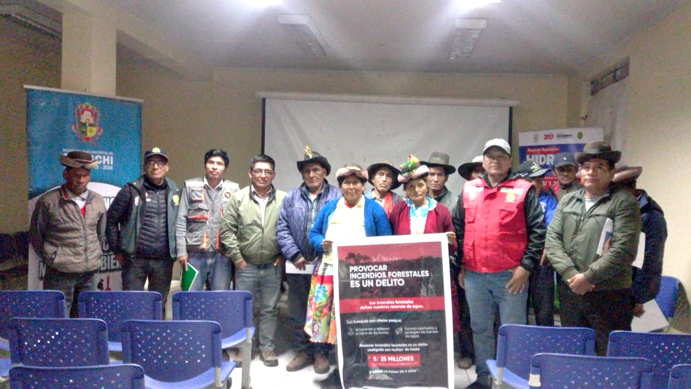DRA Ayacucho promueve campaña de sensibilización ante incendios forestales