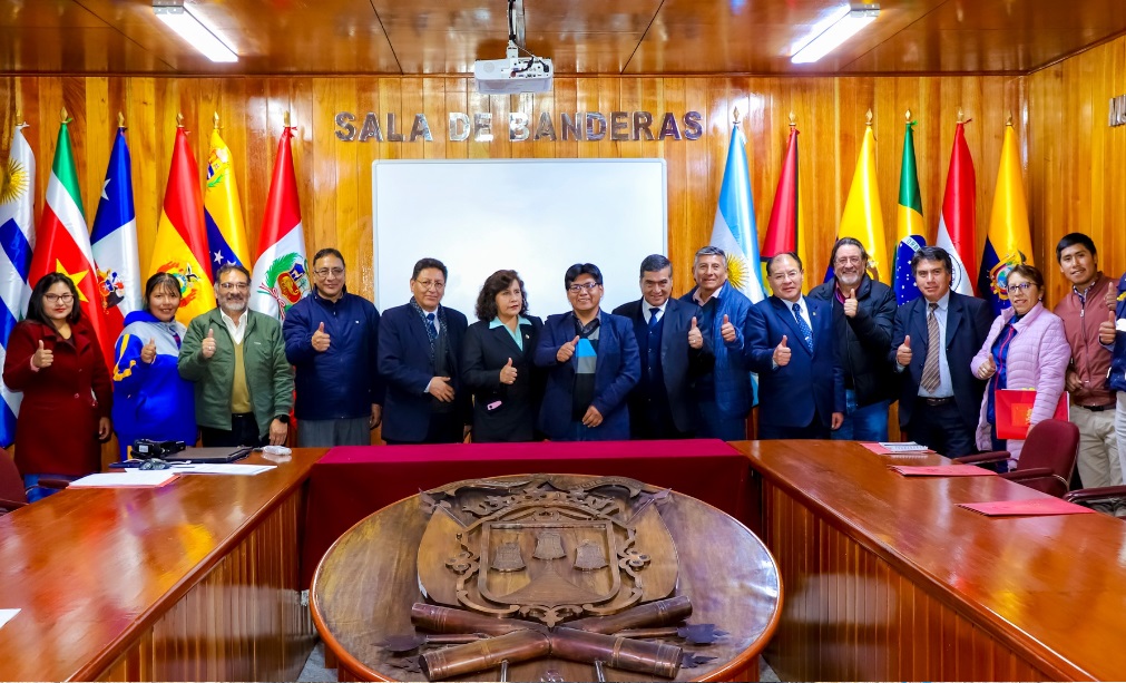 Municipalidad de Puno continua reuniones en instalación de terrenos del colegio de Alto Rendimiento