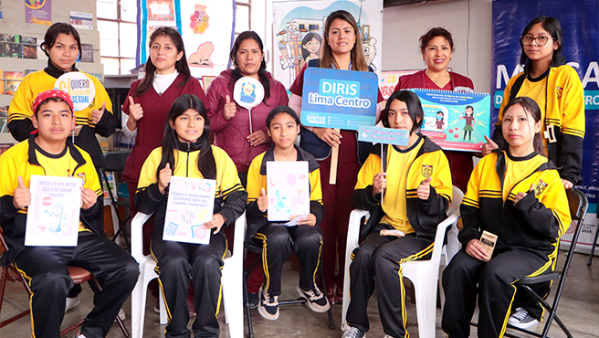 Foto 1 Diris Lima Centro: Más de 19 mil escolares fueron orientados sobre prevención  del embarazo adolescente en lo que va del 2024