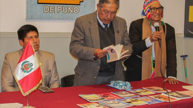 Municipalidad Provincial de Puno reconoce al escritor e intelectual puneño Alfonso Canahuire Ccama