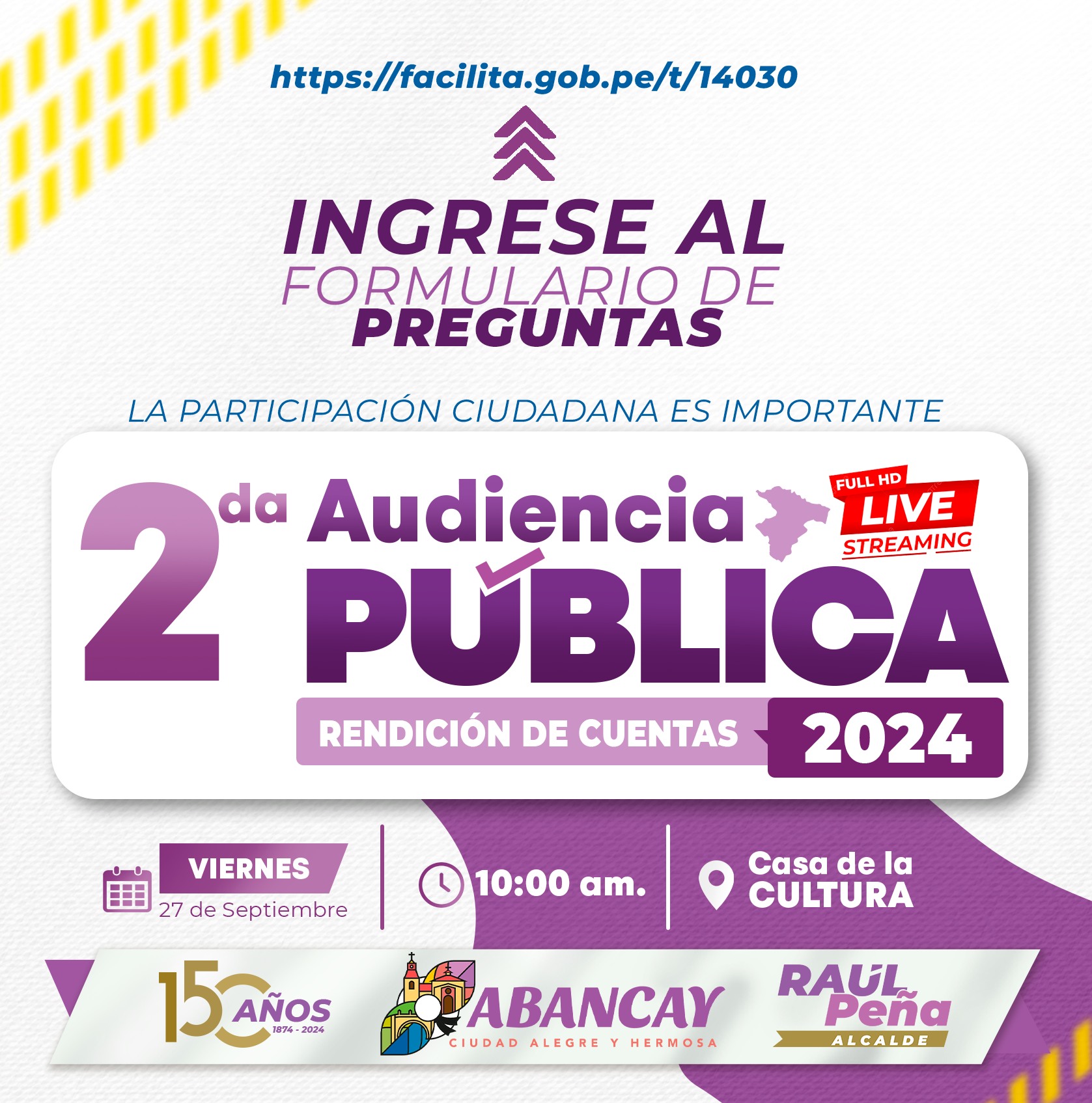 Municipalidad De Abancay ¡Estamos Listos Para Escucharte!