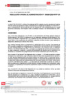 Vista preliminar de documento Resolución de Oficina de Administración N° 000266-2024-OA