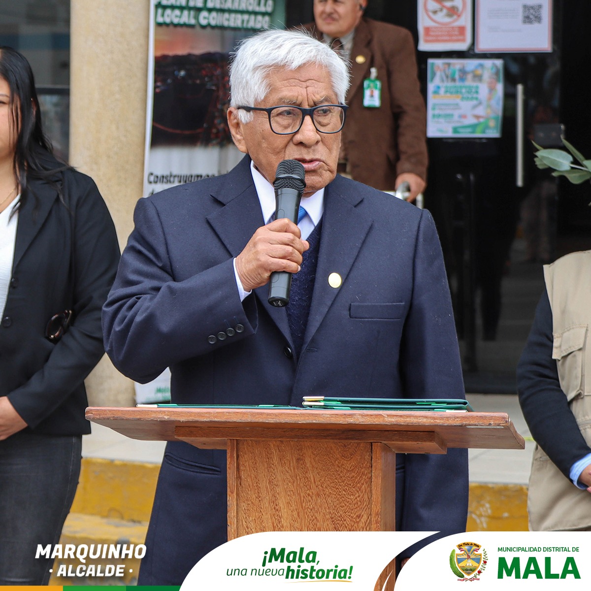 Recibimiento a la Comisión de Fiesta de la Asociación del Mercado de Abastos Virgen de las Mercedes