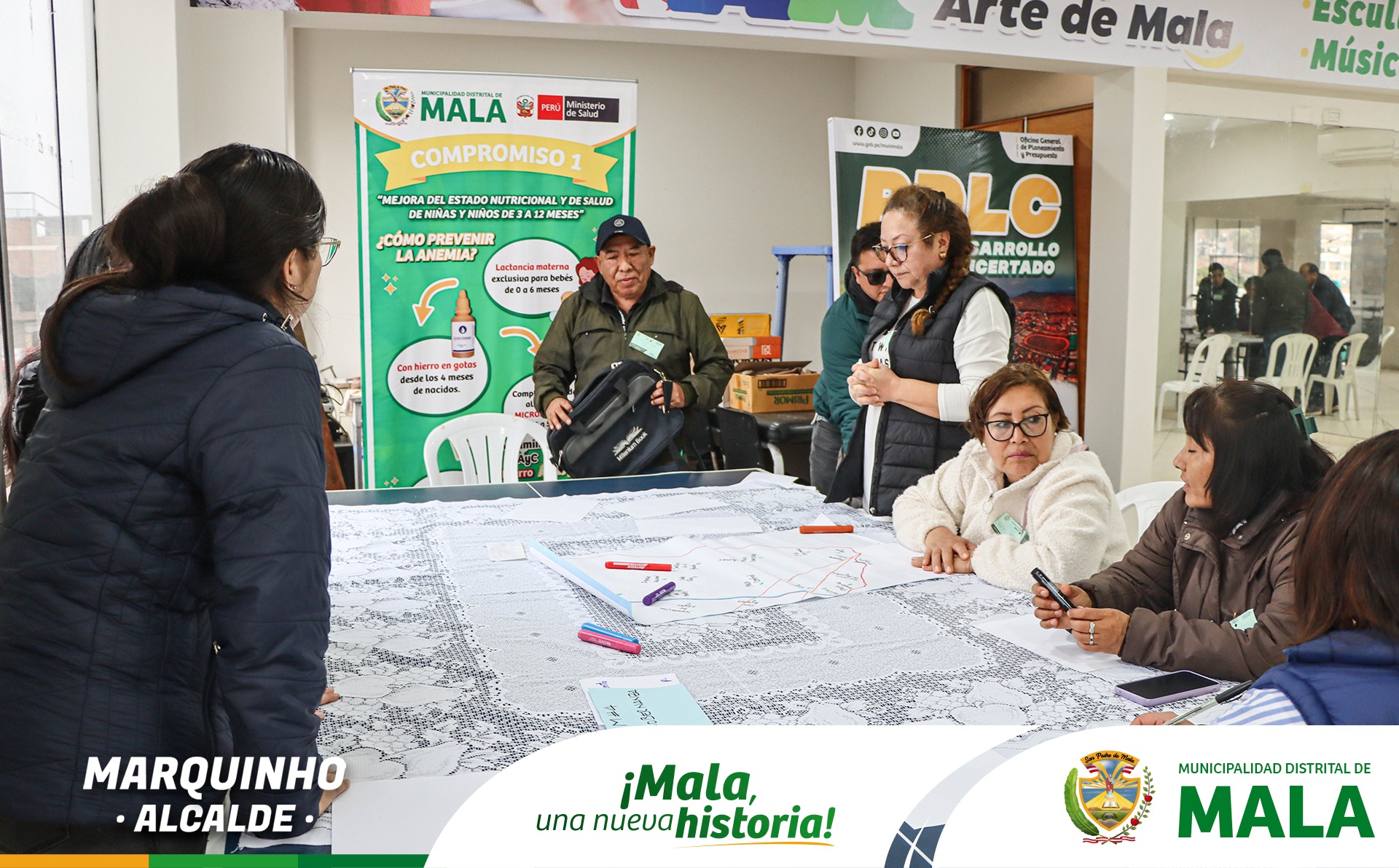 Tercer Taller del Proceso de Formulaci贸n del Plan de Desarrollo Local Concertado (PDLC) de Mala 2025 - 2040