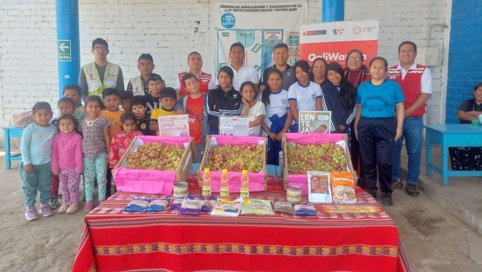 Municipalidad Distrital de Buena Vista Alta entrega alimentos frescos a escuelas para complementar servicio alimentario de Qali Warma