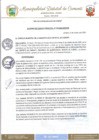 Vista preliminar de documento ACUERDO DE CONCEJO N° 0026-2020-MDC-CM