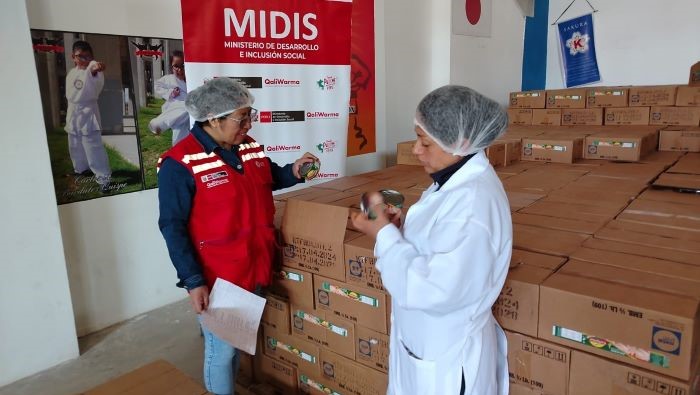 Qali Warma entrega alimentos a la Municipalidad Provincial de Cajamarca.