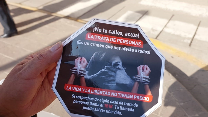 Cancillería Puno sensibiliza sobre la trata de personas al gremio de transporte