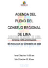 Vista preliminar de documento AGENDA DE SESIÓN DE CONSEJO REGIONAL N° 025-2024-CR/GRL
