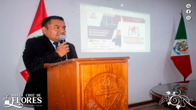 Santa Cruz de Flores realizó la 3era Consulta Pública de Seguridad Ciudadana