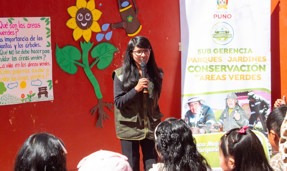 ¡Fomentando la conciencia ambiental! estudiantes de nivel inicial participan en la campaña “Semillitas de oro verde”
