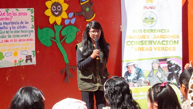 ¡Fomentando la conciencia ambiental! estudiantes de nivel inicial participan en la campaña “Semillitas de oro verde”