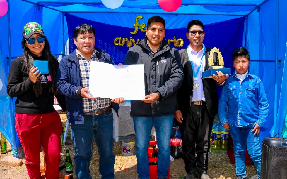 Municipalidad de Puno saluda el primer aniversario de la Urbanización Residencial Huaje